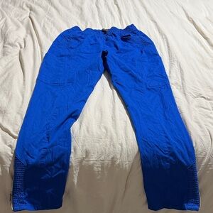 Med Couture Women's Vivid Blue Cargo Pants